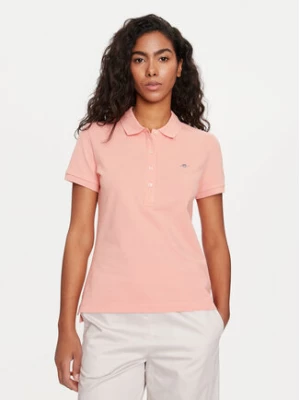 Gant Polo Shield 4200870 Koralowy Slim Fit