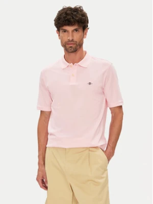 Gant Polo Shield Piqué 2210 Różowy Regular Fit