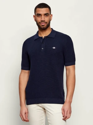 Gant Polo | Slim Fit granatowy