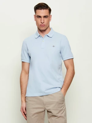 Gant Polo | Slim Fit | pique błękitny