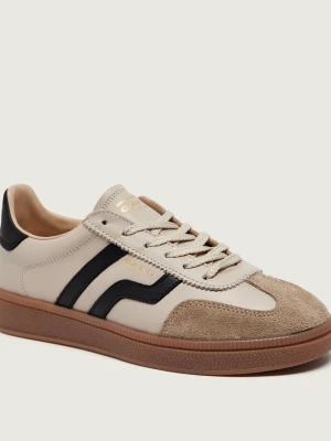 Gant Skórzane sneakersy Cuzima | zamsz beżowy