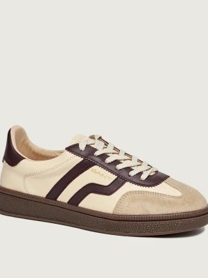 Gant Skórzane sneakersy Cuzima | zamsz beżowy
