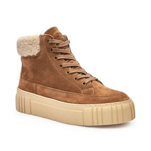 Gant Skórzane sneakersy Snowmont | z dodatkiem wełny