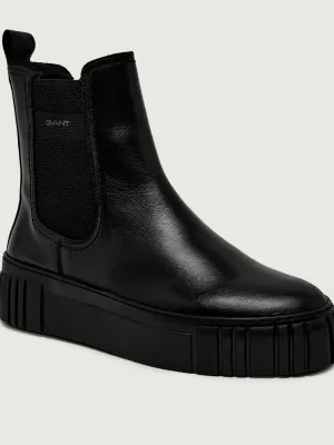 Gant Skórzane sztyblety Snowmont | z dodatkiem wełny