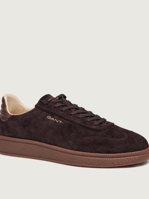 Gant Sneakersy Cuzmo | zamsz | z dodatkiem skóry brązowy