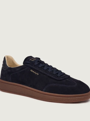 Gant Sneakersy Cuzmo | zamsz | z dodatkiem skóry granatowy