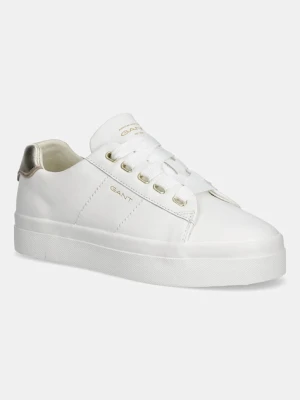 Gant sneakersy skórzane Avona damskie kolor biały 31531989