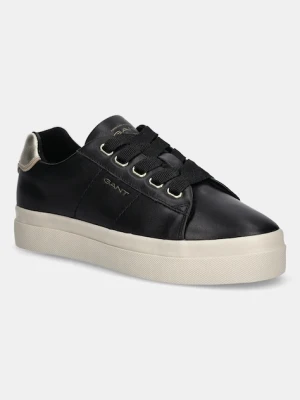 Gant sneakersy skórzane Avona damskie kolor czarny 31531989