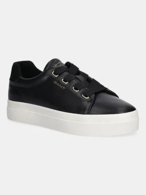 Gant sneakersy skórzane Avona damskie kolor czarny 31531993