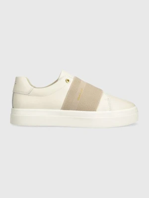 Gant sneakersy skórzane Avona kolor beżowy 28531450.G125