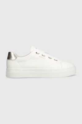 Gant sneakersy skórzane Avona kolor biały 28531451.G296