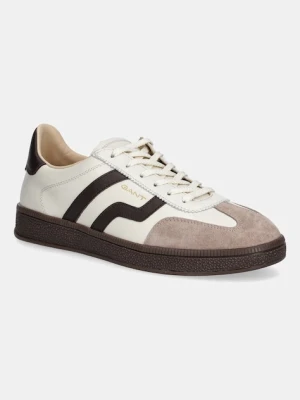 Gant sneakersy skórzane Cuzima damskie kolor beżowy 31531040