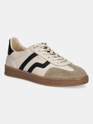 Gant sneakersy skórzane Cuzima damskie kolor beżowy 31531040