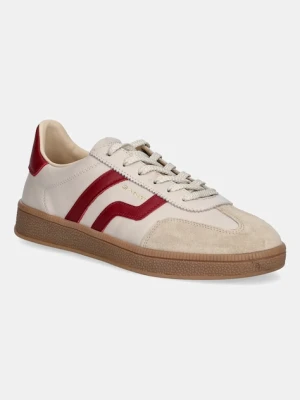 Gant sneakersy skórzane Cuzima damskie kolor beżowy 31531040