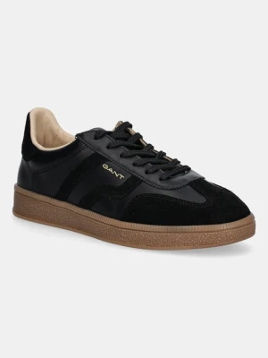 Gant sneakersy skórzane Cuzima damskie kolor czarny 31531039