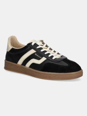 Gant sneakersy skórzane Cuzima damskie kolor czarny 31531040