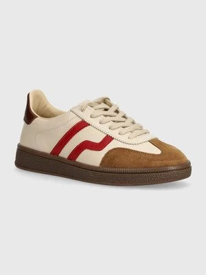 Gant sneakersy skórzane Cuzima kolor beżowy 29531665 G148