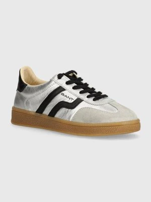 Gant sneakersy skórzane Cuzima kolor srebrny 29531664 G803