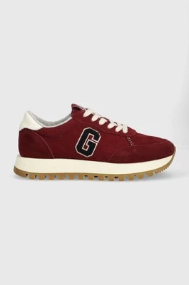 Gant sneakersy zamszowe Caffay kolor bordowy 27533167.G554