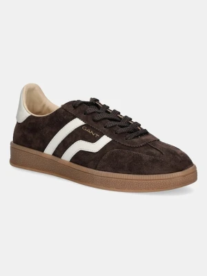 Gant sneakersy zamszowe Cuzima damskie kolor brązowy 31533042