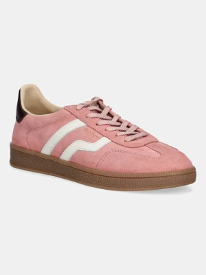 Gant sneakersy zamszowe Cuzima damskie kolor różowy 31533042