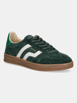Gant sneakersy zamszowe Cuzima damskie kolor zielony 31533042