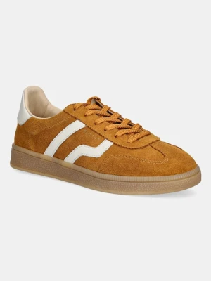 Gant sneakersy zamszowe Cuzima damskie kolor żółty 31533042