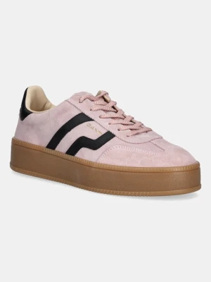 Gant sneakersy zamszowe Cuzmani damskie kolor różowy 31533048