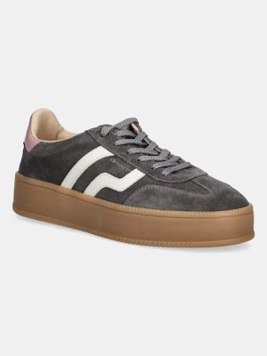 Gant sneakersy zamszowe Cuzmani damskie kolor szary 31533048