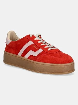 Gant sneakersy zamszowe Cuzmani kolor pomarańczowy 30533978.G925