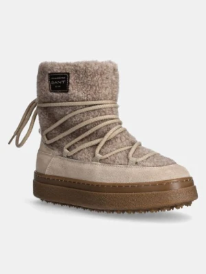Gant śniegowce zamszowe Snowhill kolor beżowy 29548782 G24