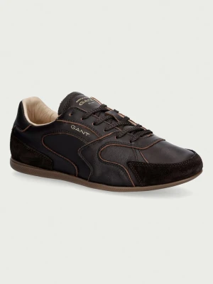 Gant Sperly sneakersy damskie skórzane brązowy