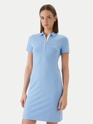 Gant Sukienka codzienna 4201468 Niebieski Slim Fit