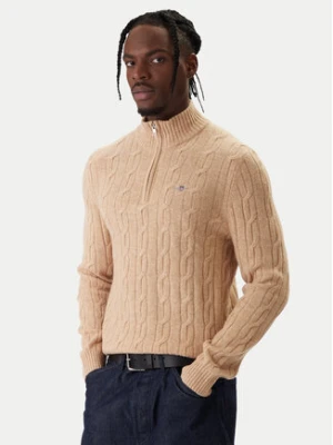 Gant Sweter 8050260 Beżowy Regular Fit