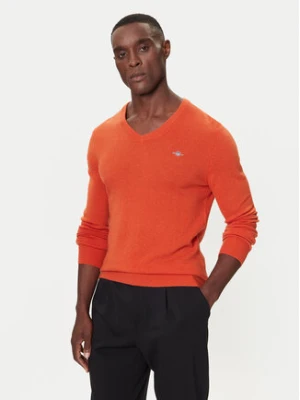 Gant Sweter 8050274 Pomarańczowy Regular Fit