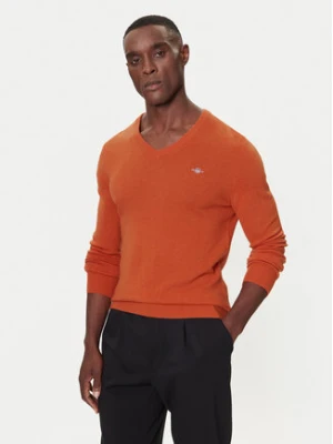 Gant Sweter 8050274 Pomarańczowy Regular Fit