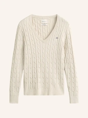 Gant Sweter beige ECRU