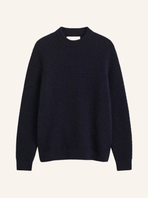 Gant Sweter blau GRANATOWY