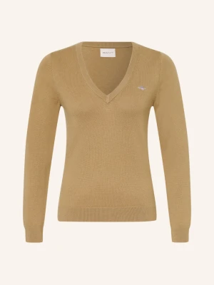 Gant Sweter braun BEŻOWY