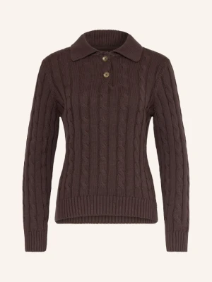 Gant Sweter braun CIEMNOBRĄZOWY
