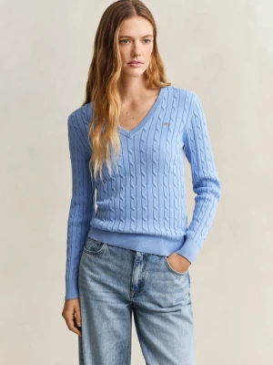 Gant Sweter damski Kobiety Bawełna niebieski,