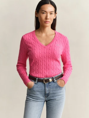 Gant Sweter damski Kobiety Bawełna wyrazisty róż,