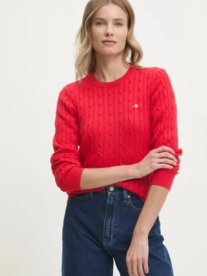 Gant sweter damski kolor biały lekki 4800100