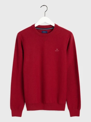 GANT sweter męski Honeycomb