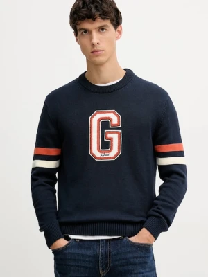 Gant sweter męski kolor granatowy 8030264