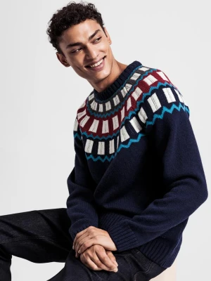 GANT sweter męski świąteczny Fairisle