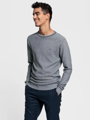 GANT sweter męski z drobną teksturą