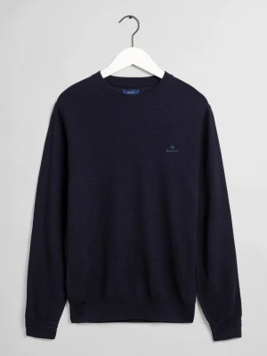 GANT Sweter Męski Z Okrągłym Dekoltem