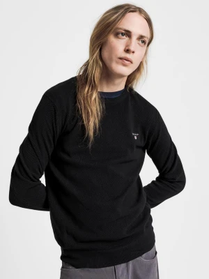 GANT Sweter Męski Z Piki Bawełnianej