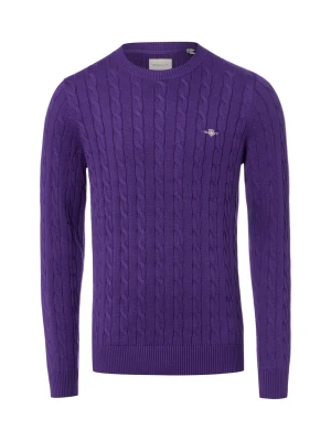 Gant Sweter Mężczyźni Bawełna lila